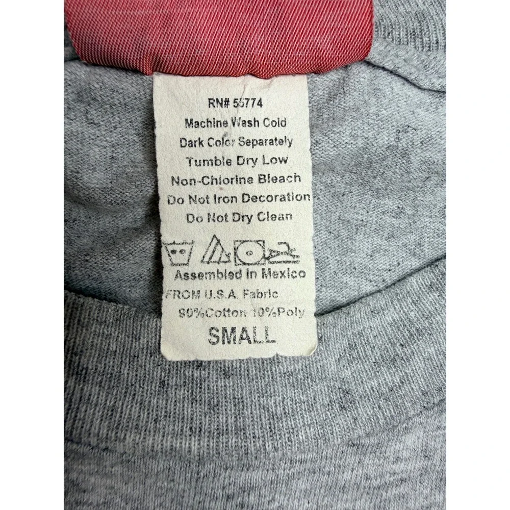 Vintage Reebok USA Basketball T Shirt Small Gray Graphic Tee Y2K‎ 90s Mens - Picture 4 of 9